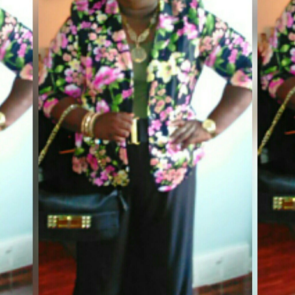 Floral blazer